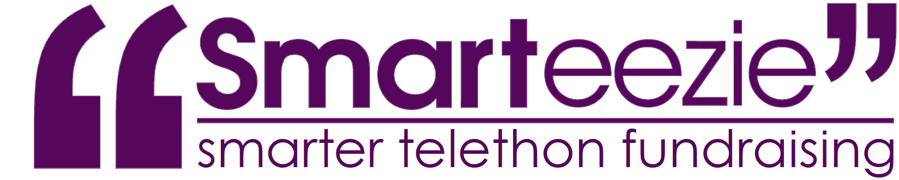 Smarteezie logo: smarter telethon fundraising